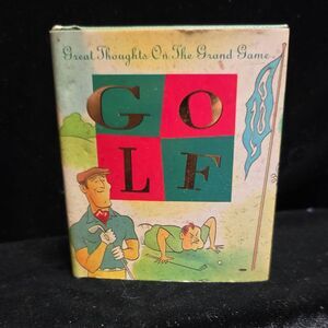 3/$28  Golf: Great Thoughts on the Grand Game by David Borgenicht, Mini Book